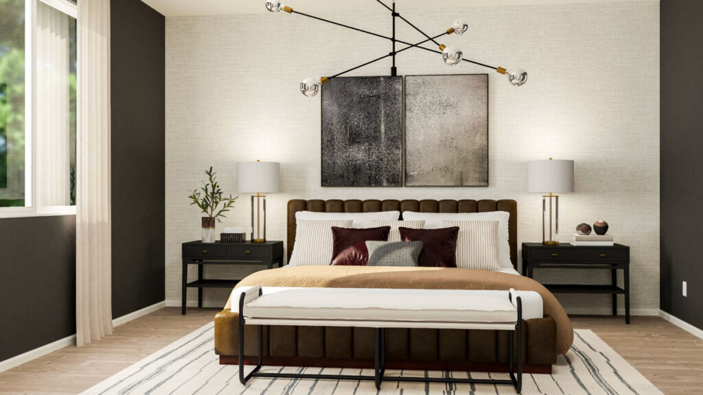 Lennar get the look sophisticated masculine bedroom